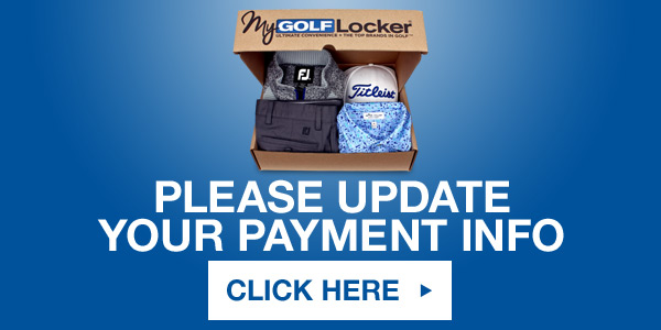 My Golf Locker - Please Update Your Payment Info