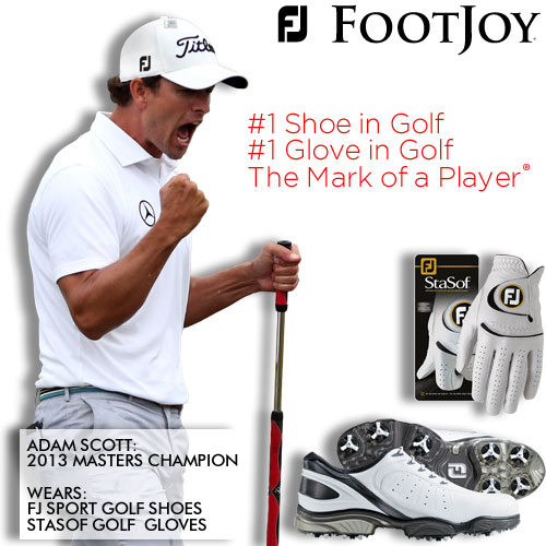 FootJoy golf shoes, golf rainwear, golf gloves and socks from