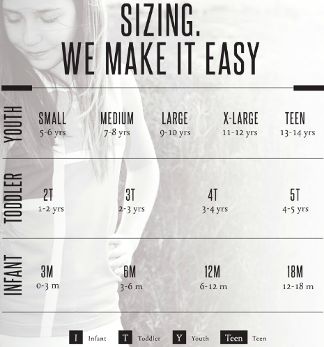 Garb Size Guide