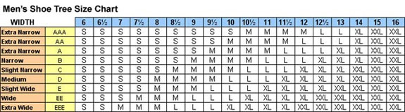 Shoe Conversion Chart Mens Womens