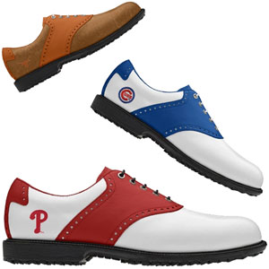FootJoy Spikeless Team ICON MyJoys - Professional Traditional Saddle Custom Golf Shoes - GONE FOREVER