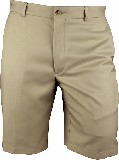 Greg Norman Flat Front Microfiber Golf Shorts - CLOSEOUTS