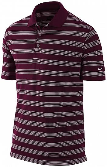 Nike Dri-FIT Stretch Tech Core Stripe Golf Shirts - FINAL CLEARANCE