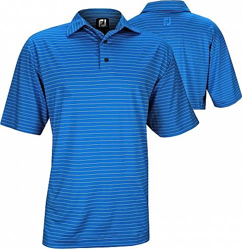 FootJoy Pencil Stripe Stretch Lisle Golf Shirts - ON SALE!
