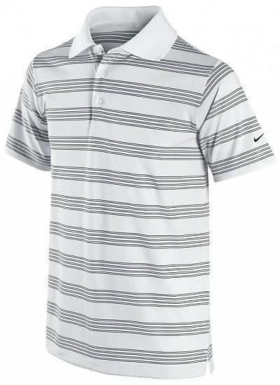 Nike Dri-FIT Tech Stripe Junior Golf Shirts - CLOSEOUTS