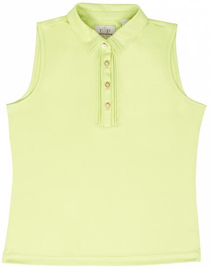 EP Pro Women's Tour-Tech Pintuck Collar Sleeveless Golf Shirts - CLEARANCE