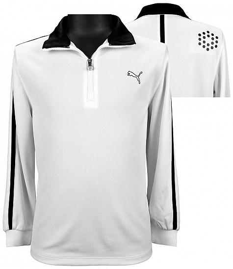 Puma Quarter Zip Junior Golf Pullovers - CLEARANCE
