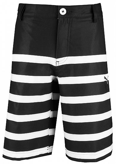 Puma New Wave Stripe Junior Golf Shorts - FINAL CLEARANCE