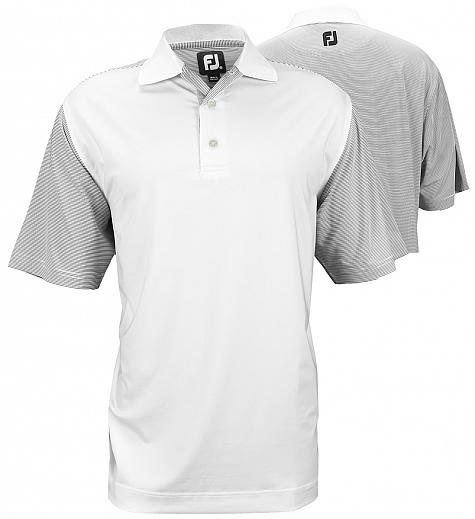 FootJoy Stretch Lisle Golf Shirts with End on End Paneling - ON SALE!
