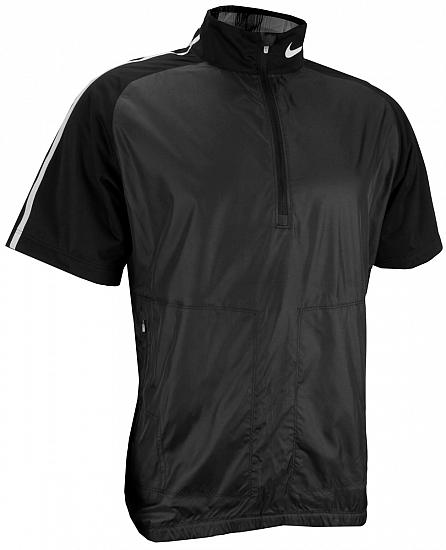 Nike Stretch Half-Zip Short Sleeve Golf Wind Jackets - CLOSEOUTS