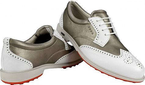 Ecco Classic Hybrid Wingtip Women's Spikeless Golf Shoes - CLEARANCE
