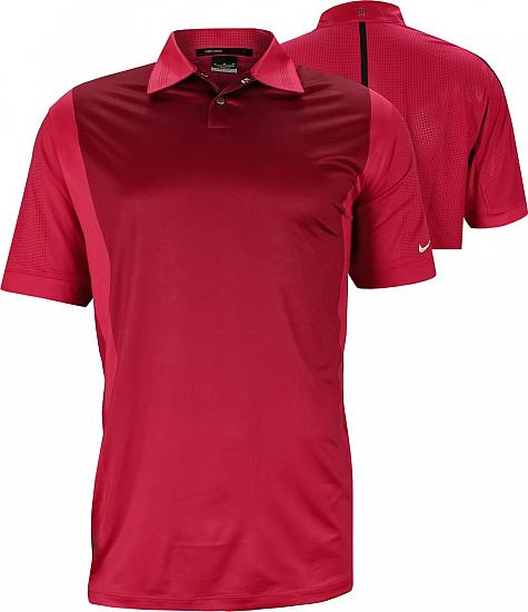 Nike Tiger Woods Dri-FIT Green Grass Print Golf Shirts - FINAL CLEARANCE