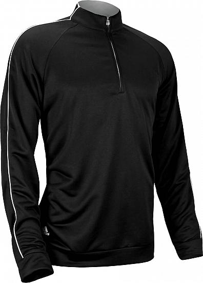 Adidas 3-Stripes Piped Quarter-Zip Golf Jackets - ON SALE