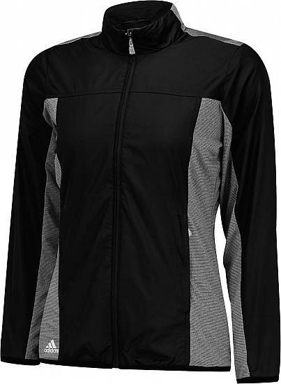 Adidas Women's Microstripe Golf Wind Jackets - CLEARANCE