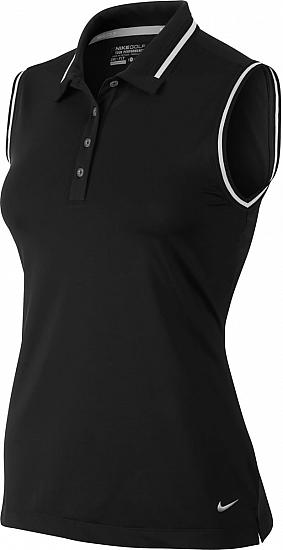 Nike Women's Dri-FIT Key Sleeveless Golf Shirts - CLOSEOUTS