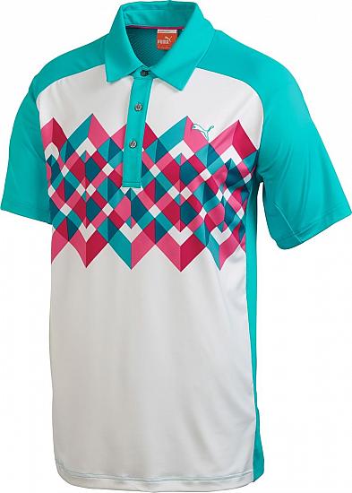 Puma Raglan Graphic Golf Shirts - FINAL CLEARANCE