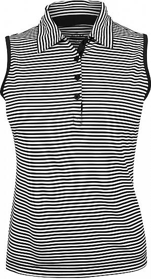 EP Pro Women's Tour-Tech Stripe Sleeveless Golf Shirts - CLEARANCE