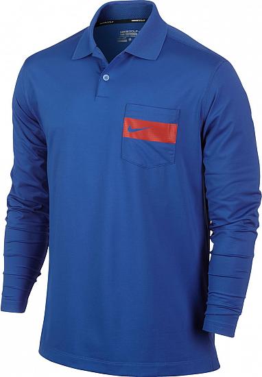 Nike Dri-FIT UV Performance Long Sleeve Golf Shirts - FINAL CLEARANCE