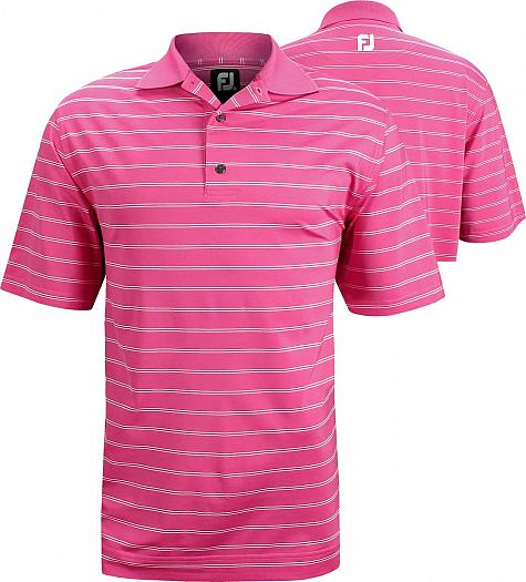 FootJoy Stripe Stretch Lisle Golf Shirts - ON SALE!