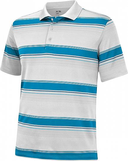 Adidas Puremotion Merch Stripe Junior Golf Shirts - ON SALE!