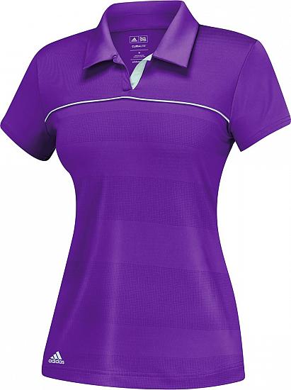 Adidas Women's Puremotion Print 3-Stripes Golf Shirts - CLEARANCE