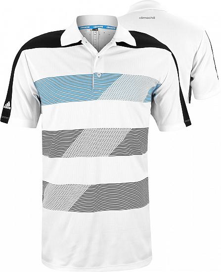 Adidas ClimaChill Stripe Block Golf Shirts - ON SALE!