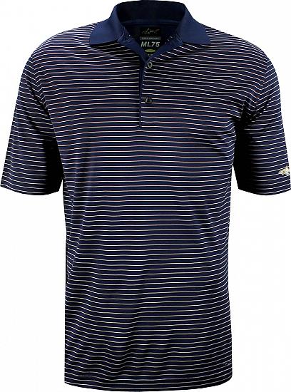 Greg Norman ML75 Fine Stripe Golf Shirts - CLEARANCE