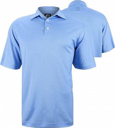 FootJoy Two-Color Twill Jacquard Golf Shirts - ON SALE!