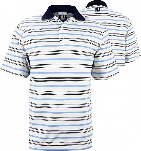FootJoy Stretch Lisle Wide Stripe Golf Shirts - ON SALE!