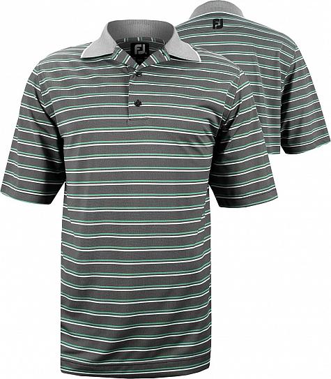 FootJoy Birdseye Jacquard Stripe Golf Shirts - ON SALE!