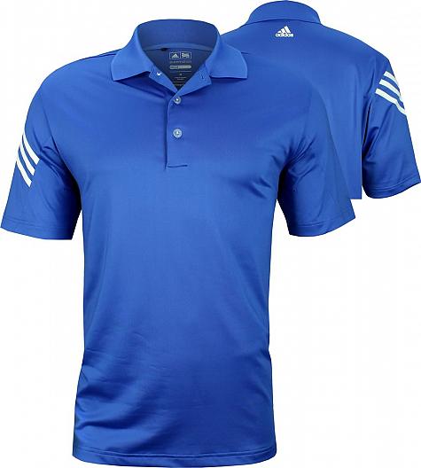 Adidas Puremotion ClimaCool 3-Stripes Sleeve Golf Shirts - FINAL CLEARANCE