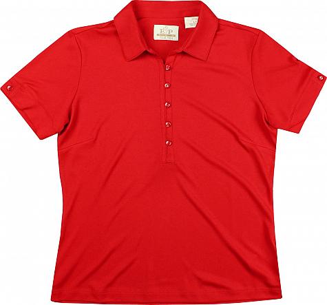EP Pro Women's Tour-Tech Ribbon Button Golf Shirts - FINAL CLEARANCE