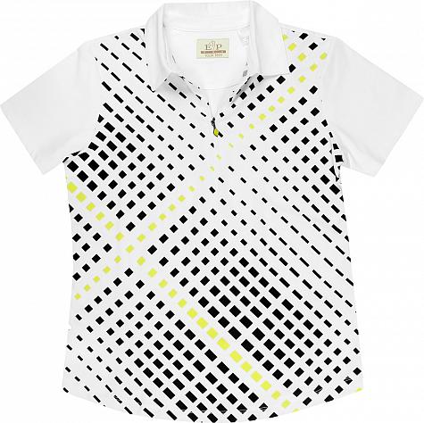 EP Pro Women's Tour-Tech Lattice Print Golf Shirts - FINAL CLEARANCE