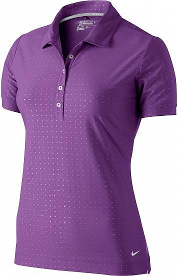 Nike Women's Dri-FIT Embossed Golf Shirts - FINAL CLEARANCE