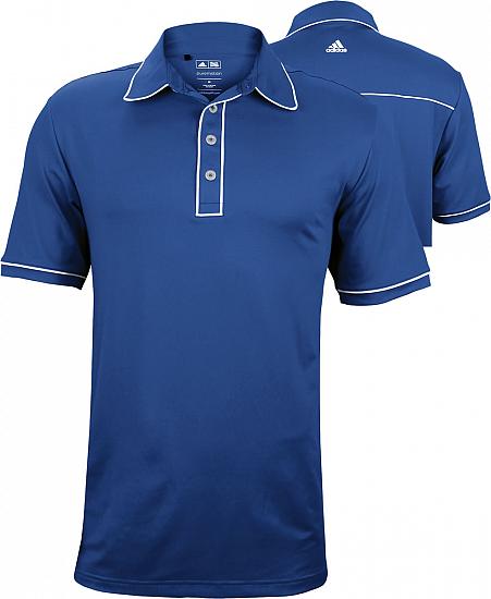 Adidas Puremotion Piped Golf Shirts - FINAL CLEARANCE