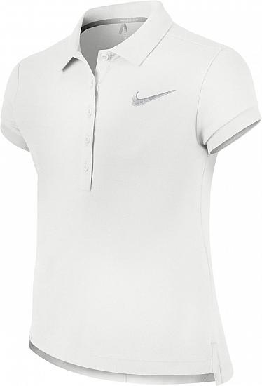 Nike Girls Dri-FIT Swing Junior Golf Shirts - CLOSEOUTS
