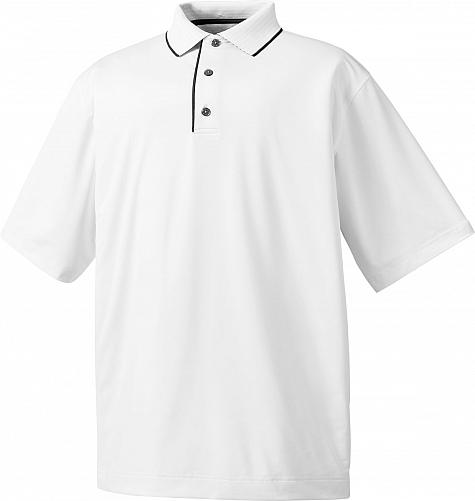 FootJoy Stretch Lisle Solid Golf Shirts with Collar Tipping - ON SALE!