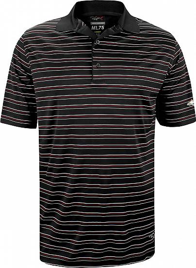 Greg Norman ML75 Multi-Color Fine Stripe Golf Shirts - CLEARANCE