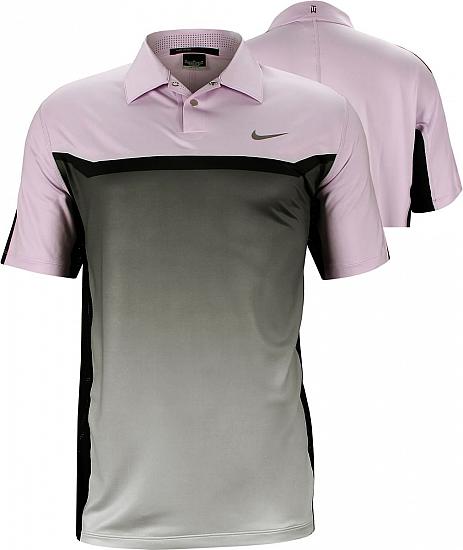 Nike Tiger Woods Dri-FIT Designer Print Golf Shirts - CLOSEOUTS