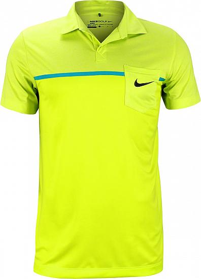 Nike Dri-FIT Sport Color Block Golf Shirts - FINAL CLEARANCE