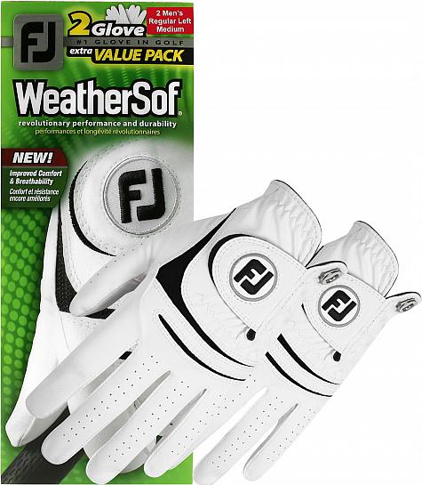 FootJoy Prior Generation WeatherSof 2-Pack Golf Gloves - Previous Season Style