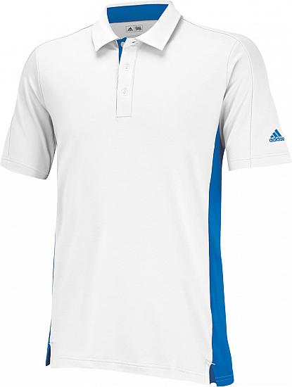 Adidas Puremotion Colorblock 3-Stripes Golf Shirts - FINAL CLEARANCE