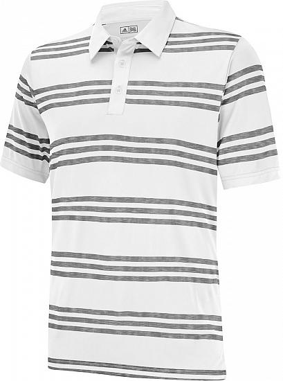 Adidas Puremotion Heather 3-Stripes Golf Shirts - FINAL CLEARANCE