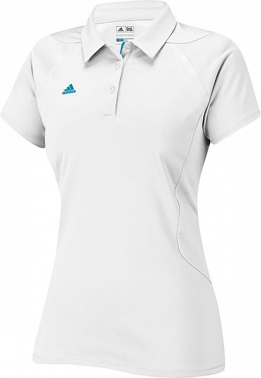 Adidas Women's Puremotion Flex-Rib Short Sleeve Golf Shirts - FINAL CLEARANCE