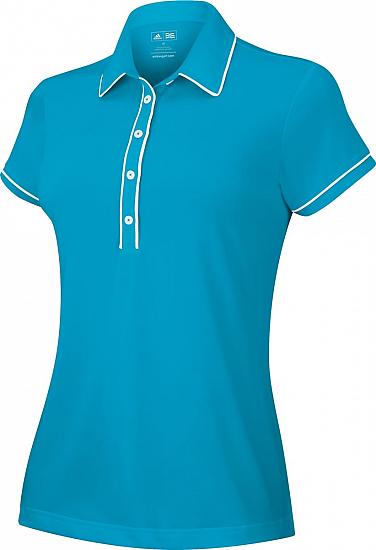 Adidas Women's Puremotion Piped Golf Shirts - FINAL CLEARANCE