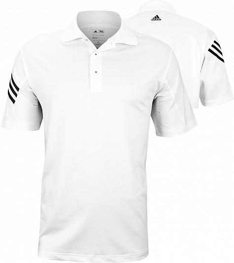 Adidas Puremotion ClimaCool 3-Stripes Sleeve Golf Shirts - ON SALE!