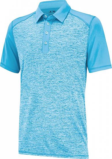 Adidas Puremotion Heather Block Golf Shirts - FINAL CLEARANCE