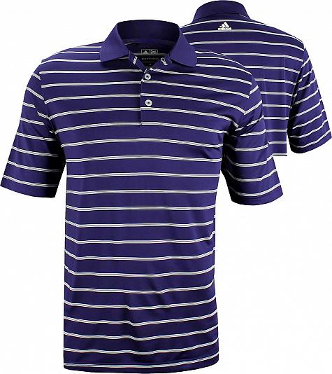 Adidas Puremotion Two-Color Stripe Golf Shirts - ON SALE!