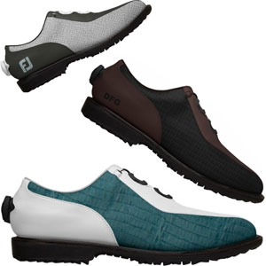 FootJoy Spikeless ICON MyJoys - Professional Bicycle Toe Premier Golf Shoes with BOA Lacing System