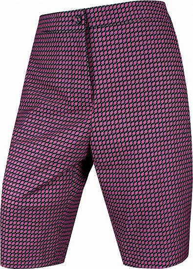 EP Pro Women's Tour-Tech Texture Ditzy Diamond Print Golf Shorts - CLEARANCE